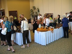 Nearly 100 people attended the event to purchase Renee's exquisite 
